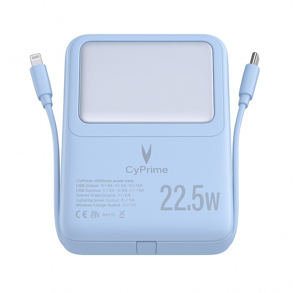 MagLink Pro 10K - Fast-Charging, Built-in Cable, MagSafe PowerBank for iPhone, Galaxy, Smartphones, Tablets